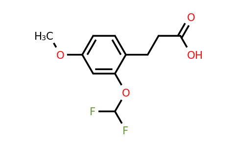 1261776-97-9 | 3-(2'-(Difluoromethoxy)-4'-methoxyphenyl)propionic acid
