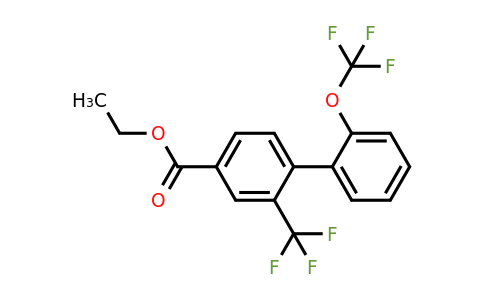 1261777-05-2 | Ethyl 2'-(trifluoromethoxy)-2-(trifluoromethyl)biphenyl-4-carboxylate