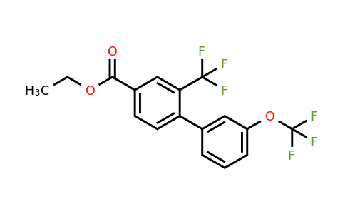 1261777-09-6 | Ethyl 3'-(trifluoromethoxy)-2-(trifluoromethyl)biphenyl-4-carboxylate