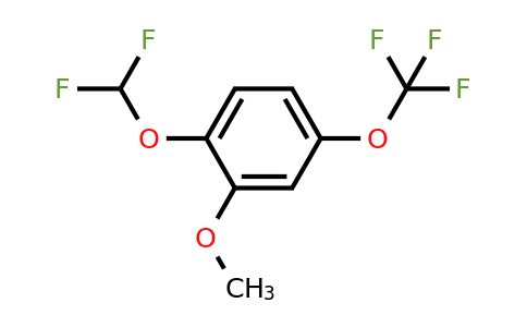 1261777-17-6 | 2-(Difluoromethoxy)-5-(trifluoromethoxy)anisole