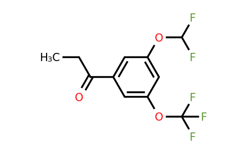 1261777-30-3 | 3'-(Difluoromethoxy)-5'-(trifluoromethoxy)propiophenone