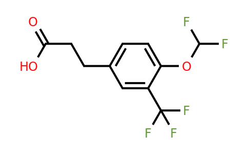 1261777-50-7 | 3-(4'-(Difluoromethoxy)-3'-(trifluoromethyl)phenyl)propionic acid