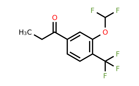 1261777-57-4 | 3'-(Difluoromethoxy)-4'-(trifluoromethyl)propiophenone