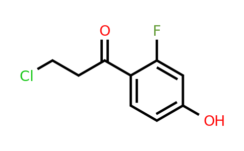 1261777-78-9 | 3-Chloro-2'-fluoro-4'-hydroxypropiophenone