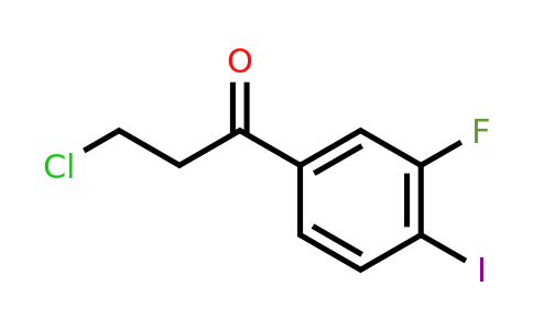 1261777-87-0 | 3-Chloro-3'-fluoro-4'-iodopropiophenone