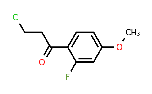1261777-95-0 | 3-Chloro-2'-fluoro-4'-methoxypropiophenone