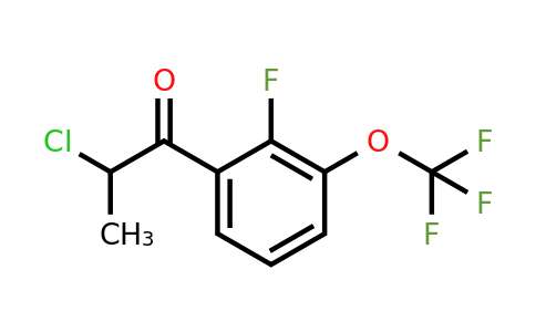 1261778-05-5 | 2-Chloro-2'-fluoro-3'-(trifluoromethoxy)propiophenone
