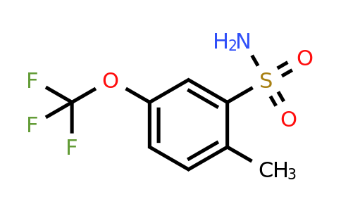 1261778-29-3 | 2-Methyl-5-(trifluoromethoxy)benzenesulfonamide