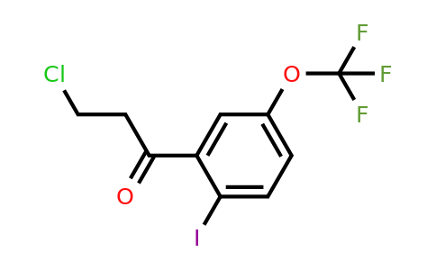 1261778-77-1 | 3-Chloro-2'-iodo-5'-(trifluoromethoxy)propiophenone