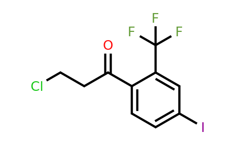 1261778-87-3 | 3-Chloro-4'-iodo-2'-(trifluoromethyl)propiophenone