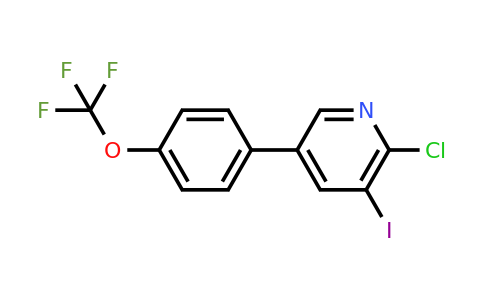 1261779-14-9 | 2-Chloro-3-iodo-5-(4-(trifluoromethoxy)phenyl)pyridine
