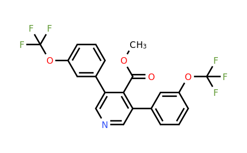 1261780-31-7 | Methyl 3,5-bis(3-(trifluoromethoxy)phenyl)isonicotinate