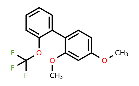 1261780-53-3 | 2,4-Dimethoxy-2'-(trifluoromethoxy)biphenyl