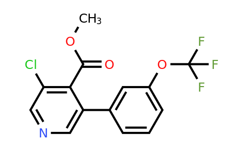 1261780-54-4 | Methyl 3-chloro-5-(3-(trifluoromethoxy)phenyl)isonicotinate