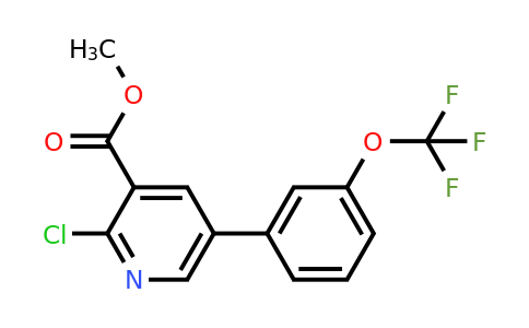 1261780-62-4 | Methyl 2-chloro-5-(3-(trifluoromethoxy)phenyl)nicotinate