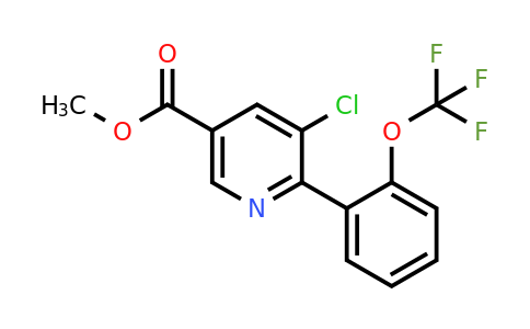 1261780-67-9 | Methyl 5-chloro-6-(2-(trifluoromethoxy)phenyl)nicotinate
