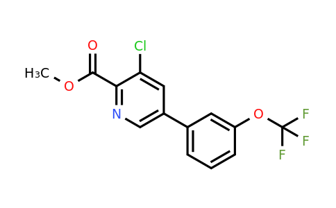 1261780-73-7 | Methyl 3-chloro-5-(3-(trifluoromethoxy)phenyl)picolinate