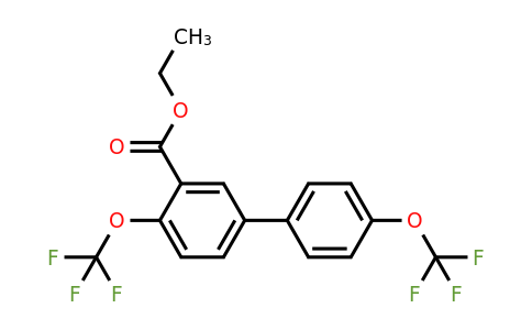 1261780-88-4 | Ethyl 4,4'-bis(trifluoromethoxy)biphenyl-3-carboxylate