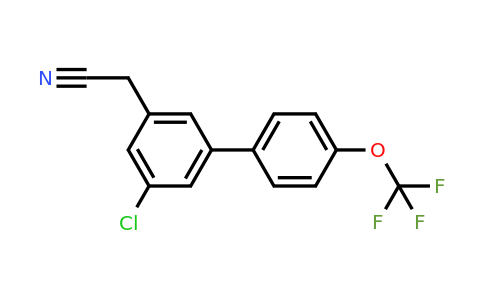 1261780-98-6 | 5-Chloro-4'-(trifluoromethoxy)biphenyl-3-acetonitrile