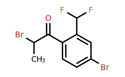 1261781-03-6 | 2,4'-Dibromo-2'-(difluoromethyl)propiophenone