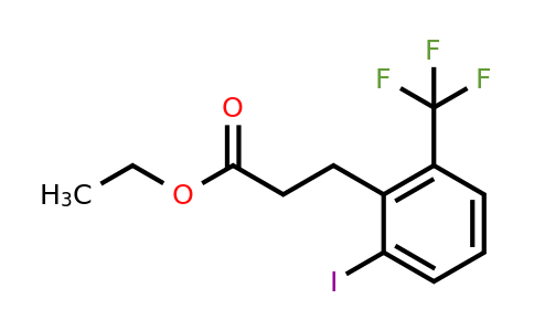 1261781-18-3 | Ethyl 3-(2'-iodo-6'-(trifluoromethyl)phenyl)propionate