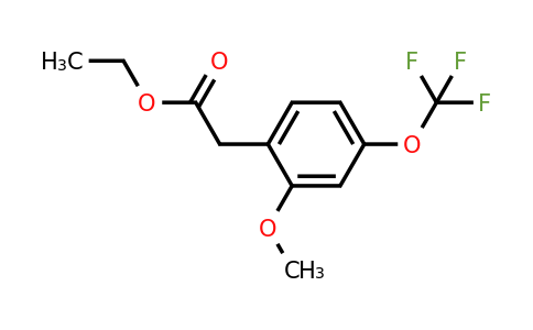 1261781-35-4 | Ethyl 2-methoxy-4-(trifluoromethoxy)phenylacetate