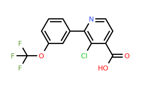1261781-50-3 | 3-Chloro-2-(3-(trifluoromethoxy)phenyl)isonicotinic acid