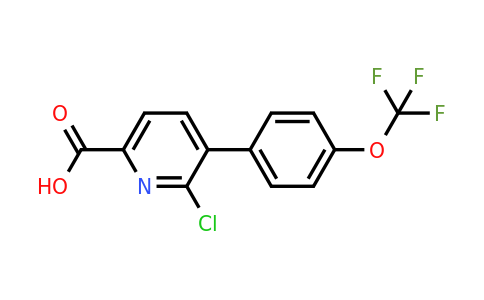 1261781-53-6 | 6-Chloro-5-(4-(trifluoromethoxy)phenyl)picolinic acid