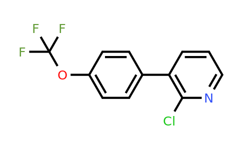1261781-56-9 | 2-Chloro-3-(4-(trifluoromethoxy)phenyl)pyridine