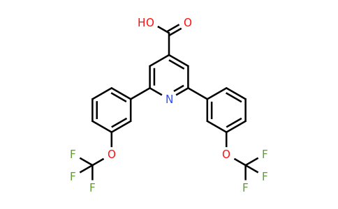 1261781-58-1 | 2,6-Bis(3-(trifluoromethoxy)phenyl)isonicotinic acid