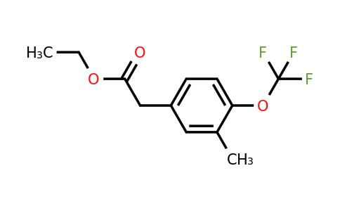 1261781-67-2 | Ethyl 3-methyl-4-(trifluoromethoxy)phenylacetate