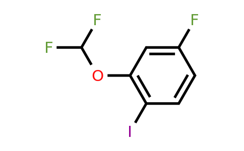 1261781-73-0 | 4-Fluoro-2-(difluoromethoxy)iodobenzene