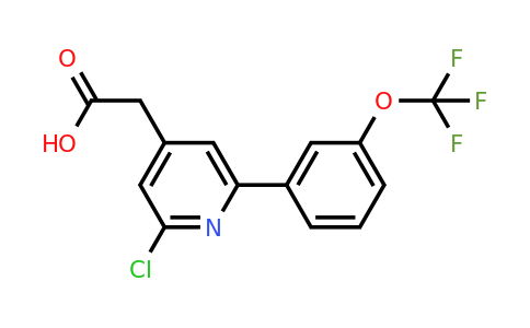1261781-90-1 | 2-Chloro-6-(3-(trifluoromethoxy)phenyl)pyridine-4-acetic acid