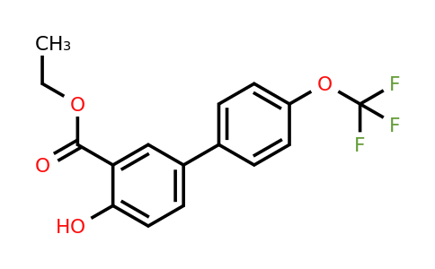 1261782-01-7 | Ethyl 4-hydroxy-4'-(trifluoromethoxy)biphenyl-3-carboxylate
