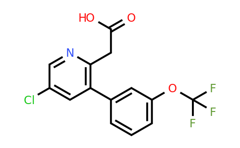 1261782-03-9 | 5-Chloro-3-(3-(trifluoromethoxy)phenyl)pyridine-2-acetic acid