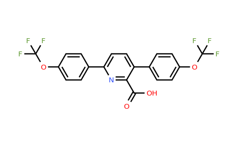 1261782-11-9 | 3,6-Bis(4-(trifluoromethoxy)phenyl)picolinic acid
