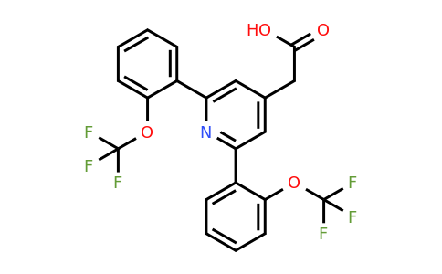 1261782-25-5 | 2,6-Bis(2-(trifluoromethoxy)phenyl)pyridine-4-acetic acid
