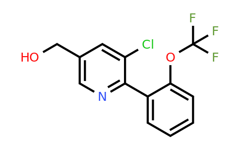 1261782-39-1 | 3-Chloro-2-(2-(trifluoromethoxy)phenyl)pyridine-5-methanol