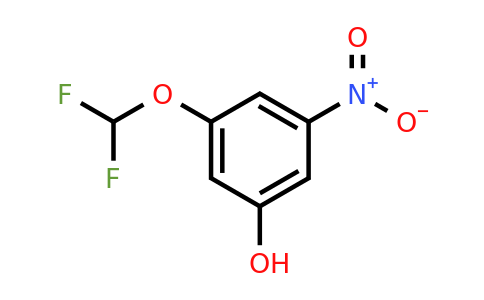 1261782-43-7 | 3-Hydroxy-5-(difluoromethoxy)nitrobenzene