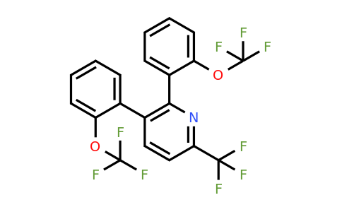 1261782-77-7 | 2,3-Bis(2-(trifluoromethoxy)phenyl)-6-(trifluoromethyl)pyridine