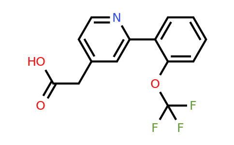 1261783-09-8 | 2-(2-(Trifluoromethoxy)phenyl)pyridine-4-acetic acid