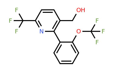 2-(2-(Trifluoromethoxy)phenyl)-6-(trifluoromethyl)pyridine-3-methanol