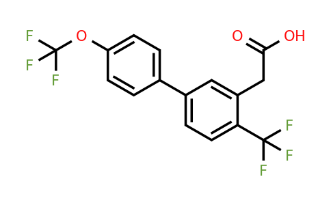 1261783-20-3 | 4'-(Trifluoromethoxy)-4-(trifluoromethyl)biphenyl-3-acetic acid