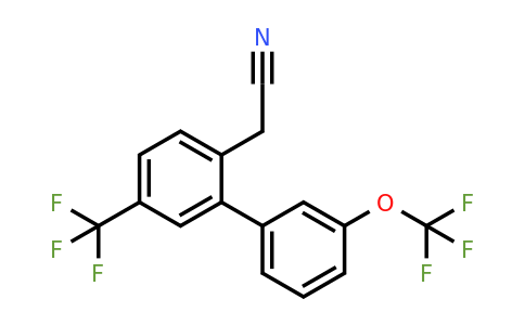 1261783-23-6 | 3'-(Trifluoromethoxy)-5-(trifluoromethyl)biphenyl-2-acetonitrile