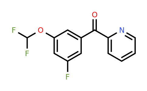 1261783-33-8 | 2-(3-Fluoro-5-(difluoromethoxy)benzoyl)pyridine