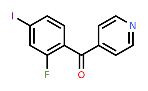1261783-49-6 | 4-(2-Fluoro-4-iodobenzoyl)pyridine