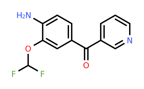 1261783-51-0 | 3-(4-Amino-3-(difluoromethoxy)benzoyl)pyridine