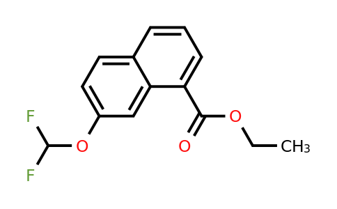1261784-02-4 | Ethyl 2-(difluoromethoxy)naphthalene-8-carboxylate