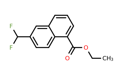 1261784-06-8 | Ethyl 2-(difluoromethyl)naphthalene-5-carboxylate