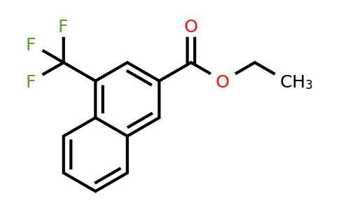 1261784-44-4 | Ethyl 1-(trifluoromethyl)naphthalene-3-carboxylate